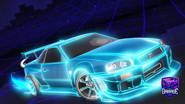 A Rocket League car design from Sleepless8