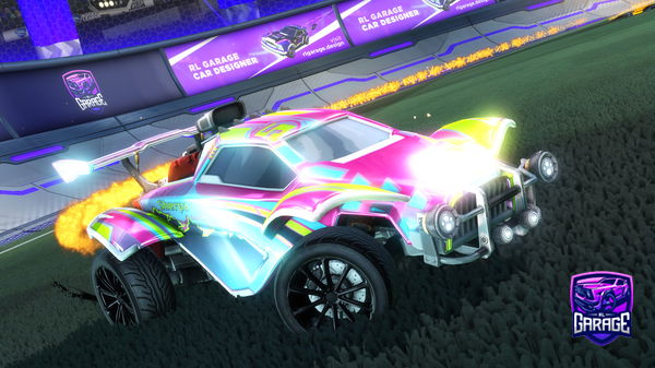 A Rocket League car design from amustycowRLG