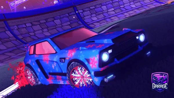 A Rocket League car design from Verrkami