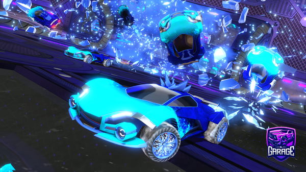 A Rocket League car design from Soccerstr710