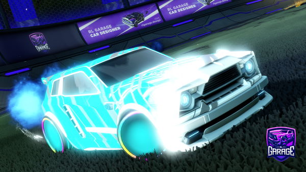 A Rocket League car design from Evaxle