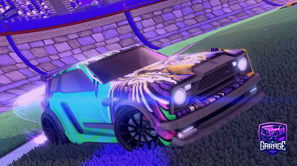 A Rocket League car design from pablots
