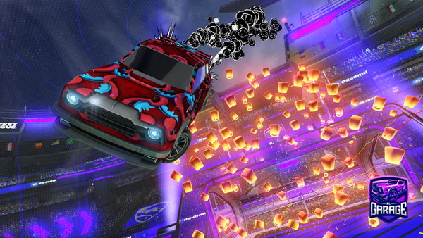 A Rocket League car design from Bacreros