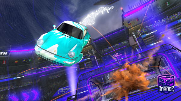 A Rocket League car design from CraftBloxYT