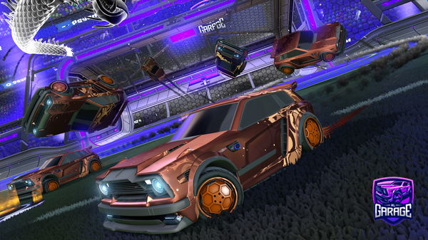 A Rocket League car design from AppLeRL720