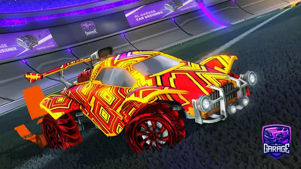 A Rocket League car design from Red_Devil2413