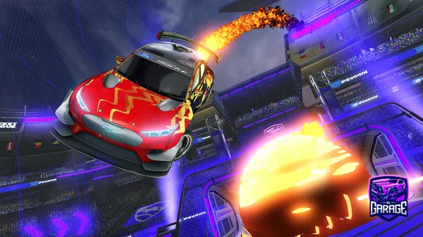 A Rocket League car design from To-fu