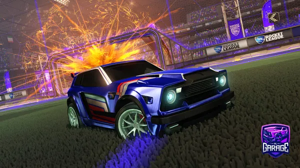 A Rocket League car design from RETRO-95