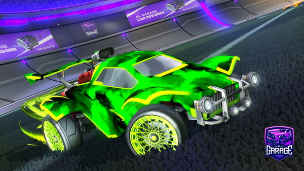 A Rocket League car design from Watterfox