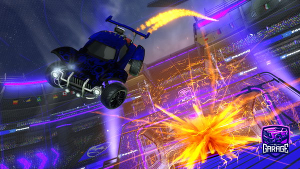 A Rocket League car design from she_luh