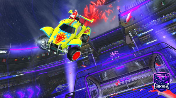 A Rocket League car design from ultimategamer08