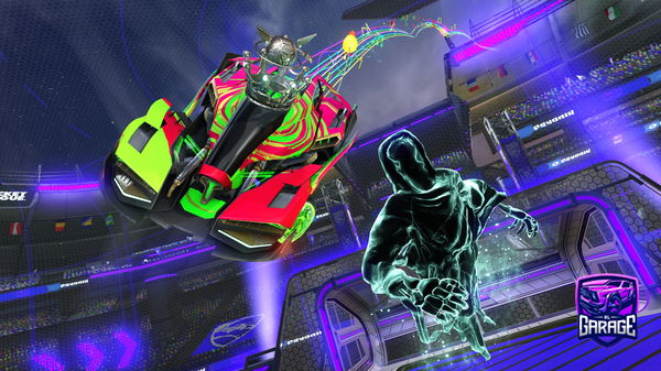 A Rocket League car design from J3333