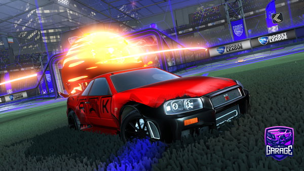 A Rocket League car design from Grubejust