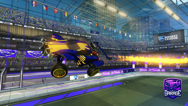 A Rocket League car design from Zambik