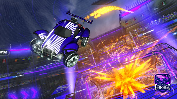 A Rocket League car design from Star285