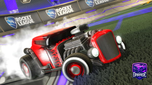 A Rocket League car design from ClippedByArtxc