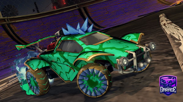 A Rocket League car design from stova