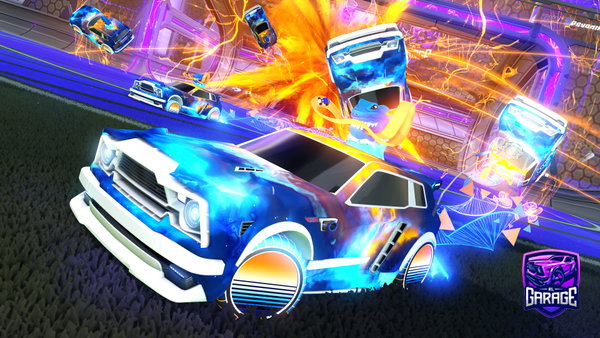 A Rocket League car design from Roachey