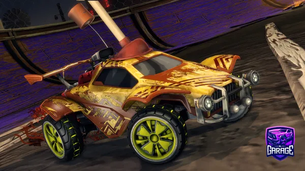 A Rocket League car design from mustorm