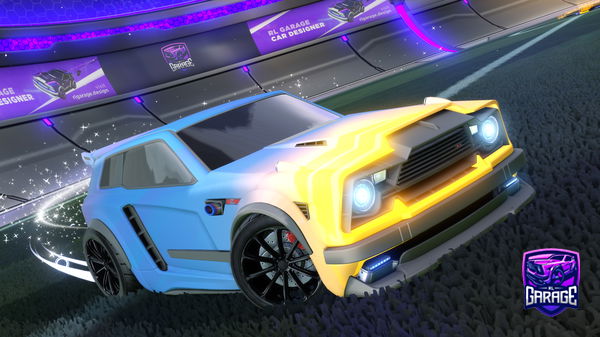 A Rocket League car design from HarbingerGXT