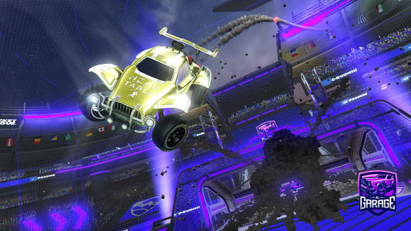 A Rocket League car design from IsaacGG444