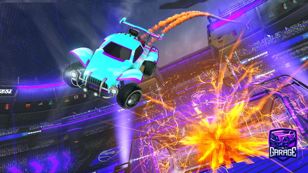 A Rocket League car design from Victory_EF