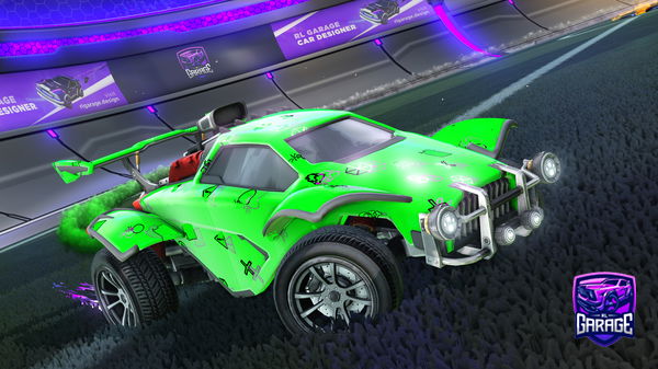 A Rocket League car design from Bobbinabobb