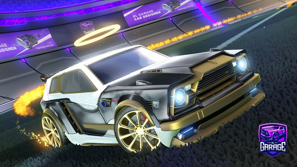 A Rocket League car design from Refractal_