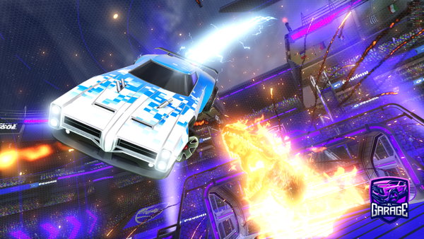 A Rocket League car design from Blastedrelic708