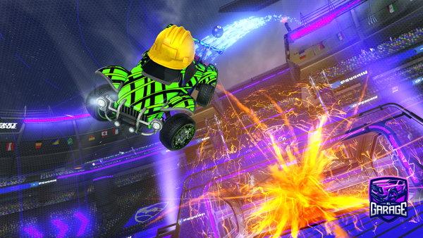 A Rocket League car design from DatZwiebel