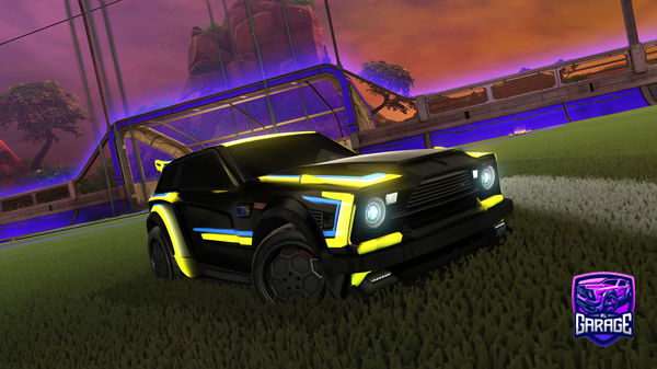 A Rocket League car design from The-Sin-of-Fire