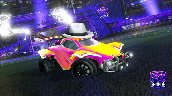 A Rocket League car design from Waffled