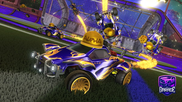 A Rocket League car design from moon_rl12