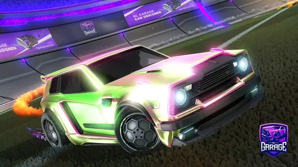 A Rocket League car design from Santiagossrl