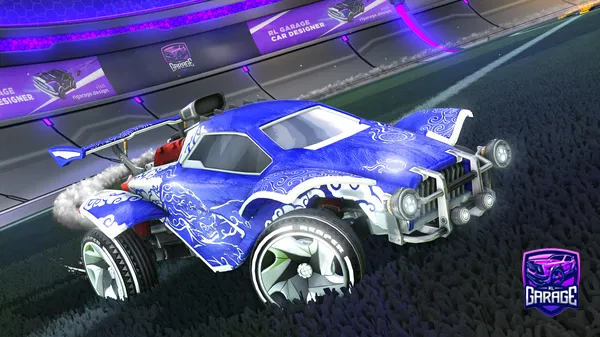 A Rocket League car design from MrWhskrs