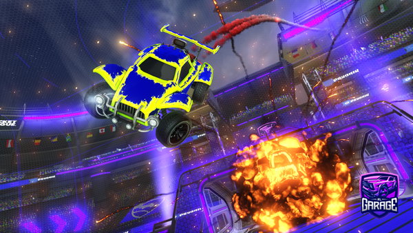 A Rocket League car design from Fire-_GTX