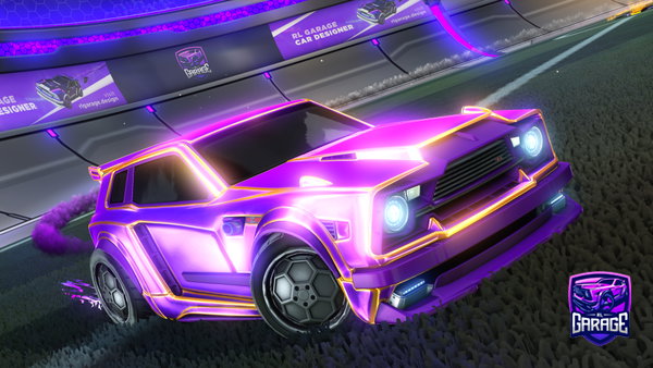 A Rocket League car design from PikaPIkaH
