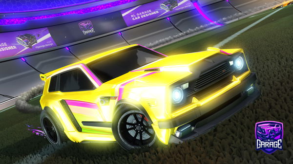 A Rocket League car design from Huvz