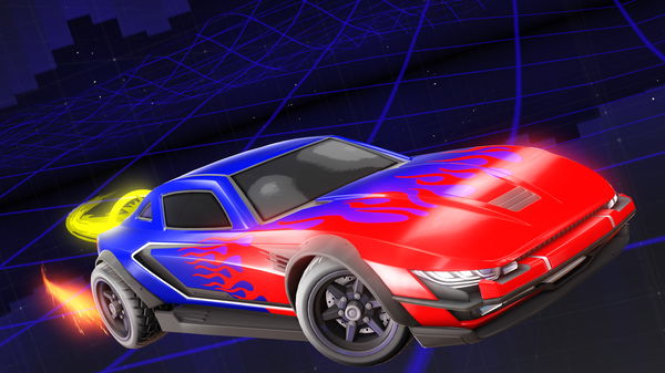 A Rocket League car design from VincillaPepsi