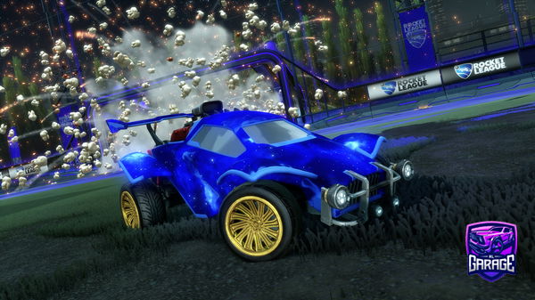 A Rocket League car design from CuteKittyYT