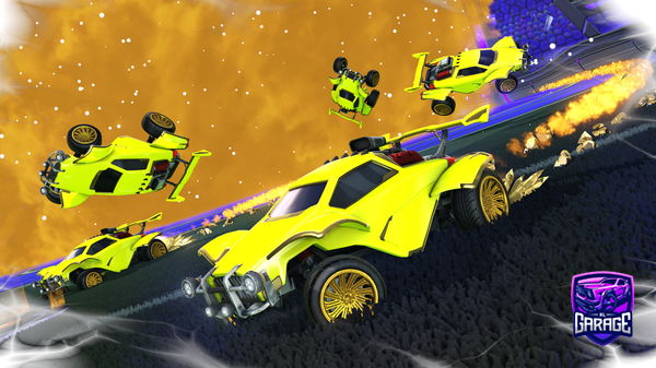 A Rocket League car design from S-viper08