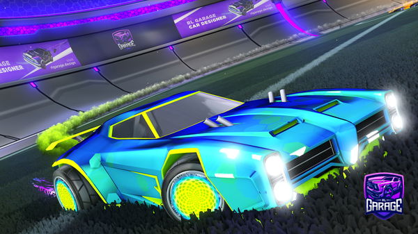 A Rocket League car design from Animo_rl