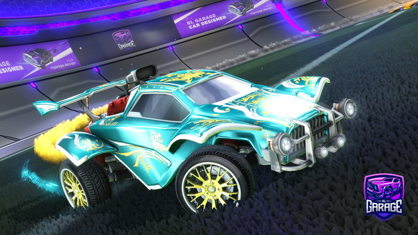 A Rocket League car design from Nelios