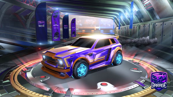 A Rocket League car design from PlateXX10