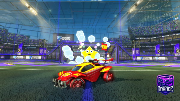 A Rocket League car design from PHXmaritokakeito