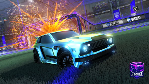 A Rocket League car design from Pulse-GRT-10