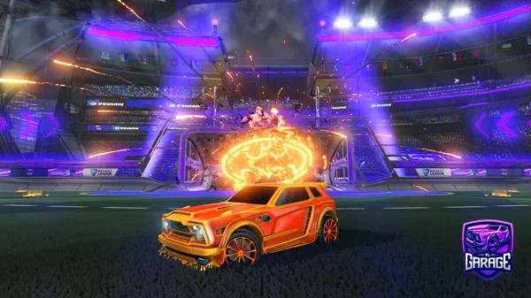 A Rocket League car design from Cyberspacerl