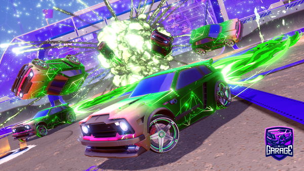 A Rocket League car design from dinogod444