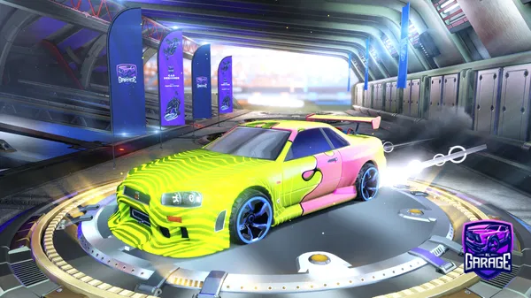 A Rocket League car design from Mortisblaster