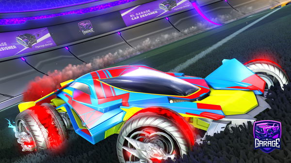 A Rocket League car design from Coldbreezer